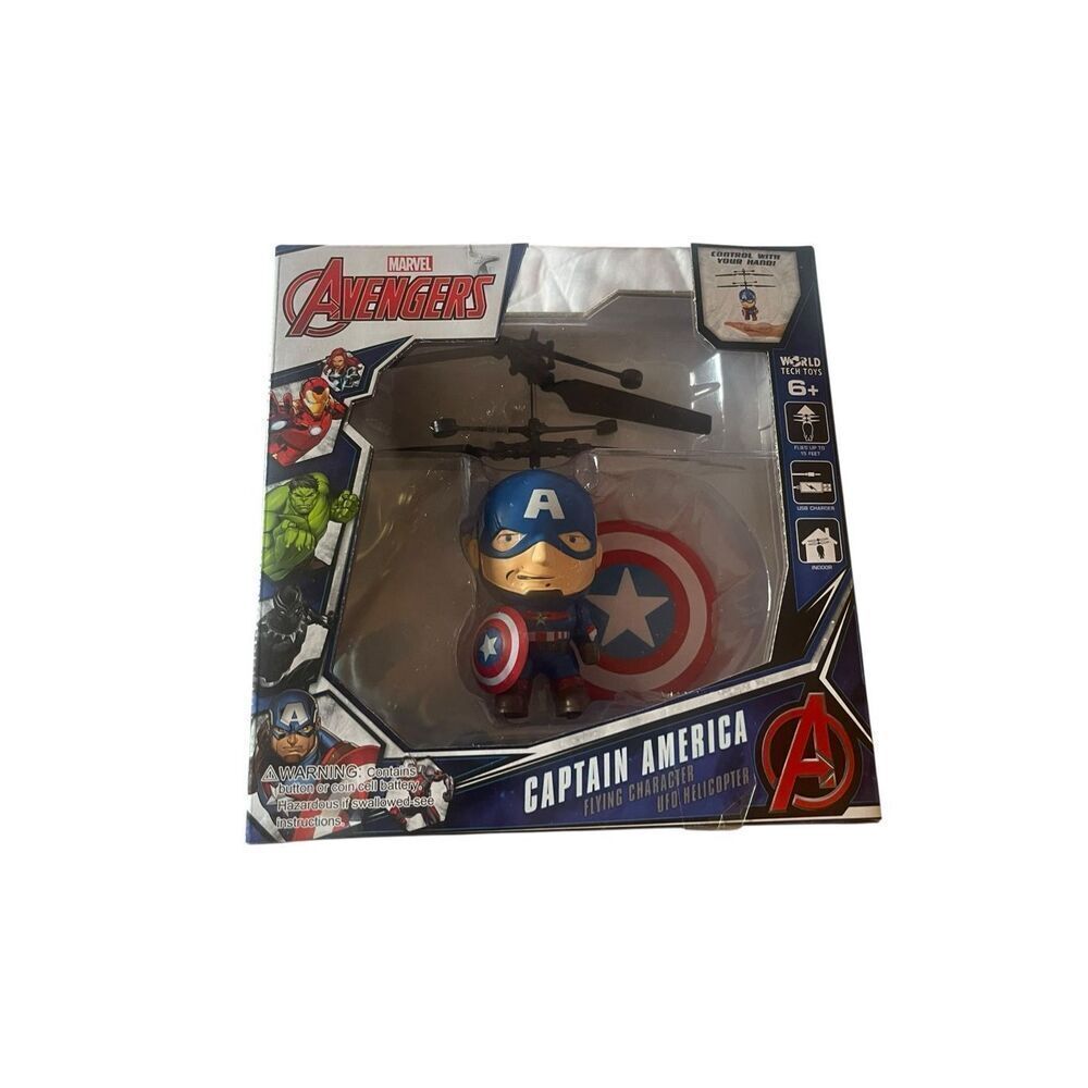 New World Tech Toys Marvel Avengers Captain America Flying Character